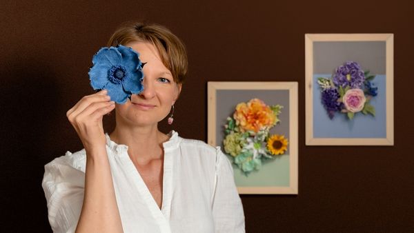 Flores textiles: crea accesorios 3D con denim