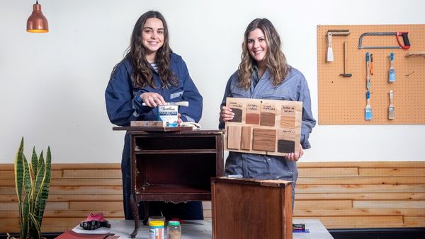 Renovación de muebles con efecto madera lavada paso a paso